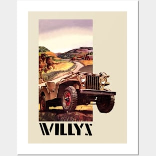 Classic Willys from 1946 Posters and Art